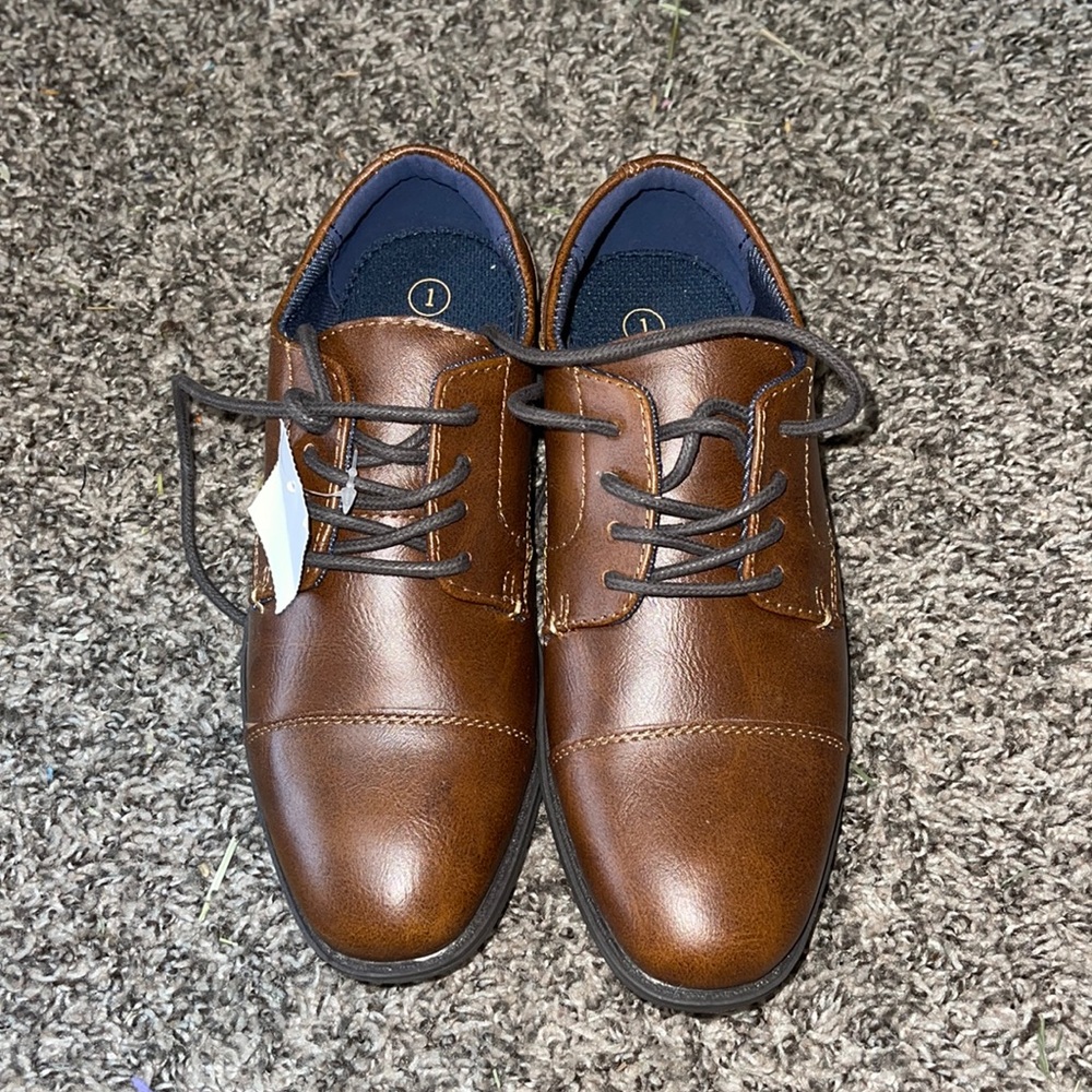 COPY - American Eagle Brown Boys/Children's Dress Shoes Size 1